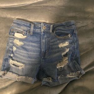 jeans ripped shorts